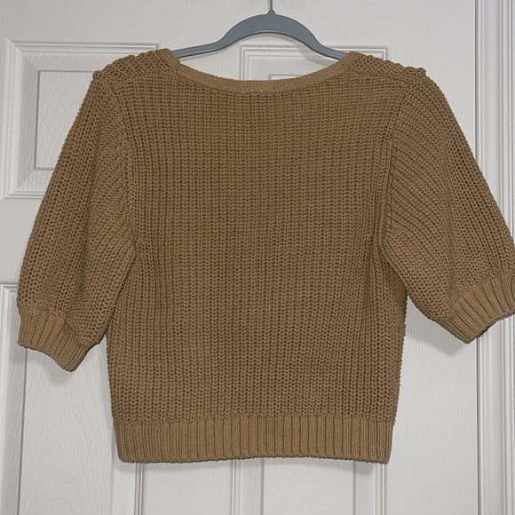 & Other Stories Cropped Sweetheart Bustier Knit Top - Picture 4 of 7